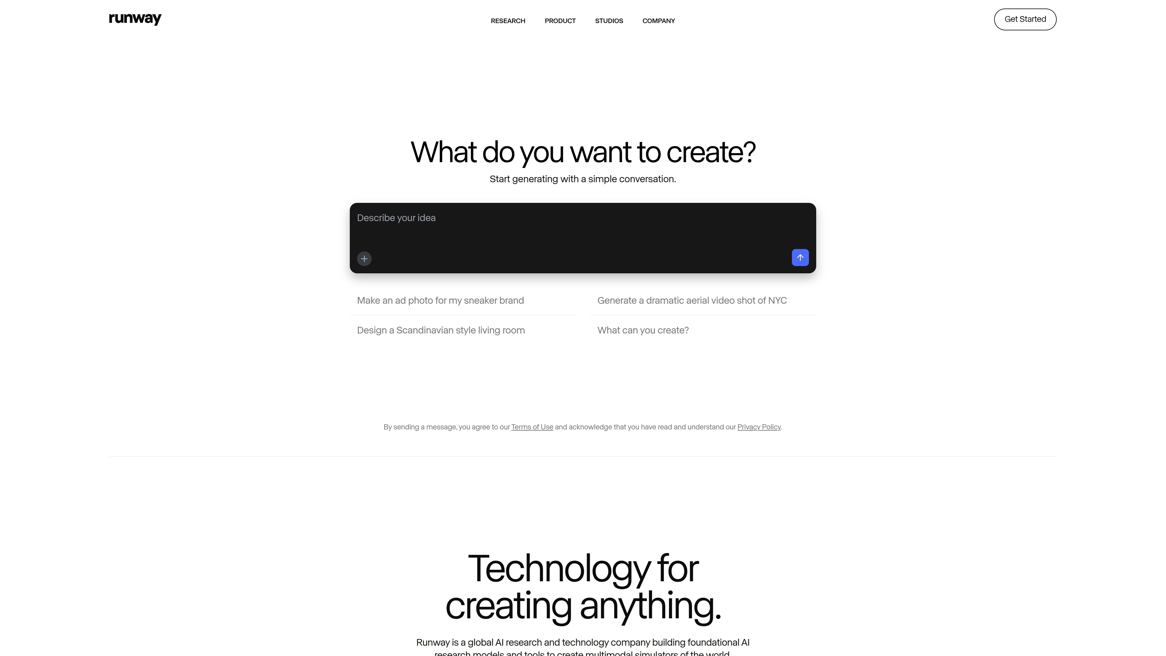 Runway ML creative tools
